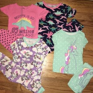 Bundle of 4 pajamas